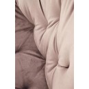 Стул HALMAR K519 бежевый/черный, поворотный